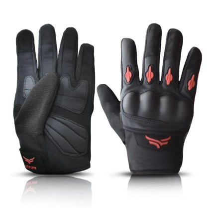 Synthetic Leather Xtrim Protekt Universal Black Bike Riding Gloves