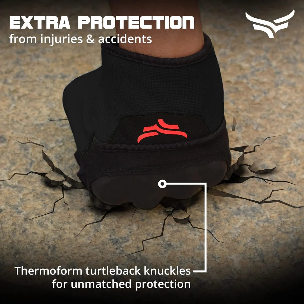 Synthetic Leather Xtrim Protekt Universal Black Bike Riding Gloves
